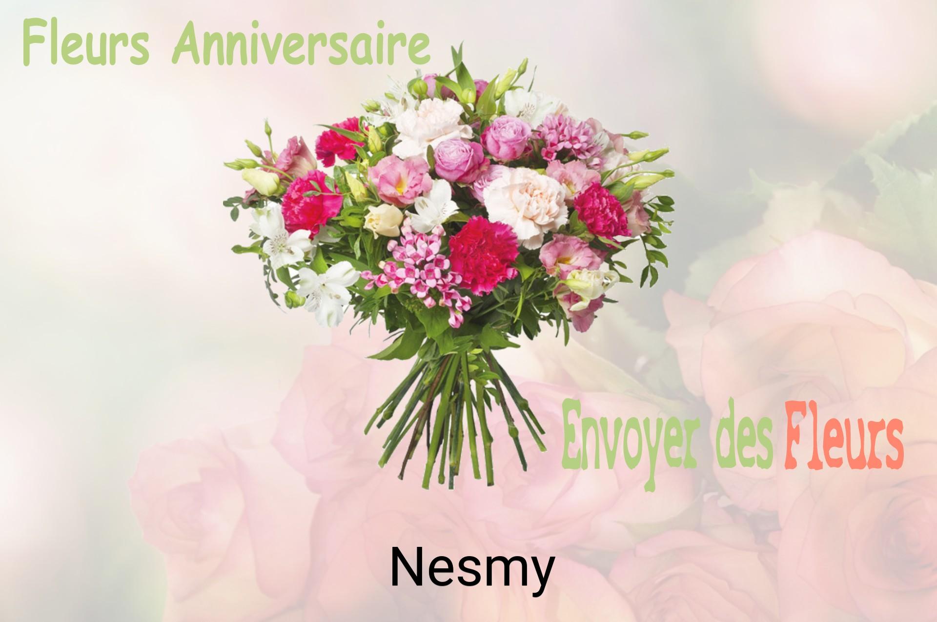Bouquet de fleurs d’anniversaire livré à Nesmy