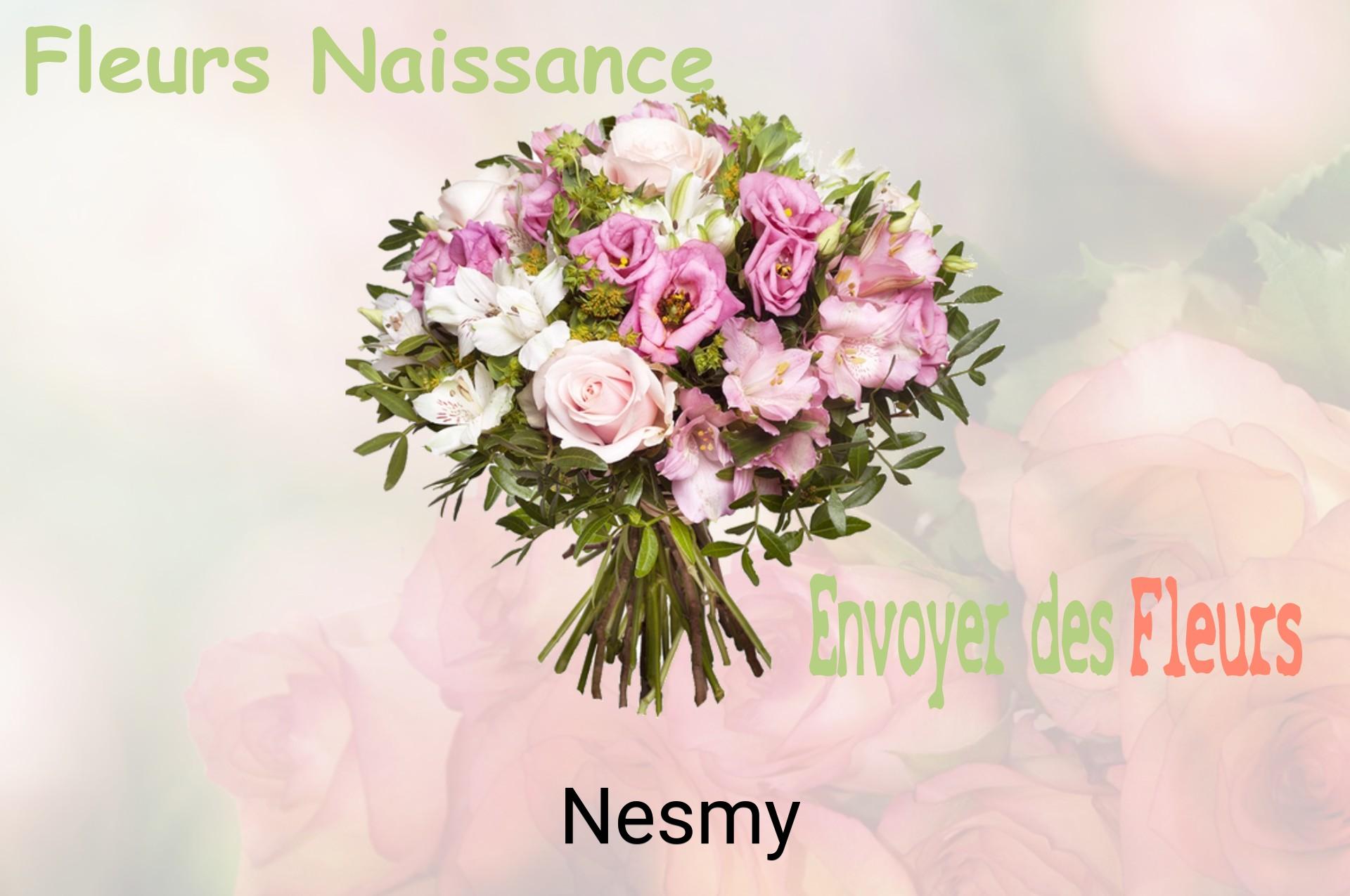 Bouquet de fleurs de naissance livré à Nesmy